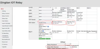 dSolar relay configure