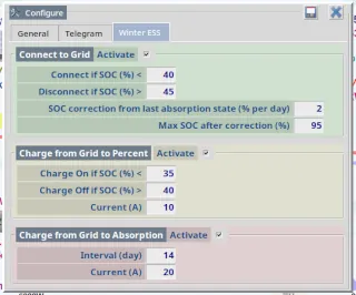 Winter ESS Configure