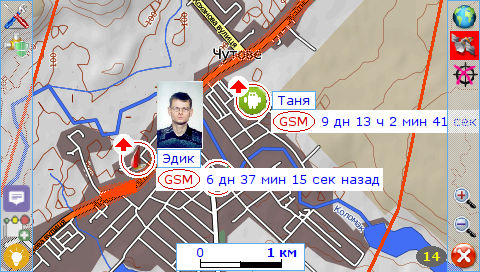 MapTour - GPS мониторинг для Android