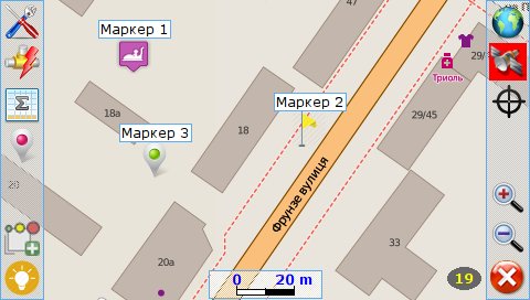 MapTour - визуализация маркеров на карте